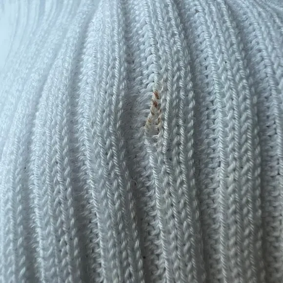 J Crew Ruffle Trim Shell Tank Top In Premium Ultra Fine Cotton XXS White Flaw - Picture 12 of 12